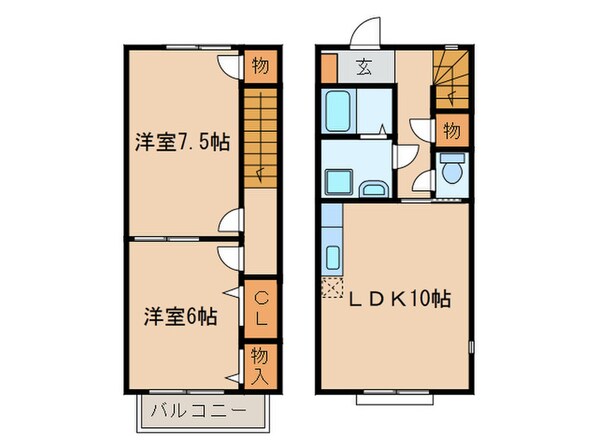 ベルテ斉東の物件間取画像